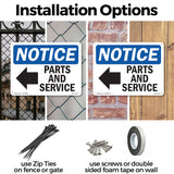 Parts And Service [Left Arrow]