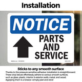 Parts And Service [Up Arrow]