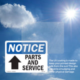 Parts And Service [Up Arrow]