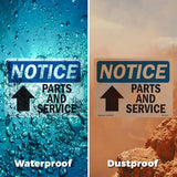 Parts And Service [Up Arrow]
