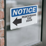 Pedestrians Use Door