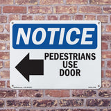 Pedestrians Use Door