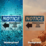 Pedestrians Use Door