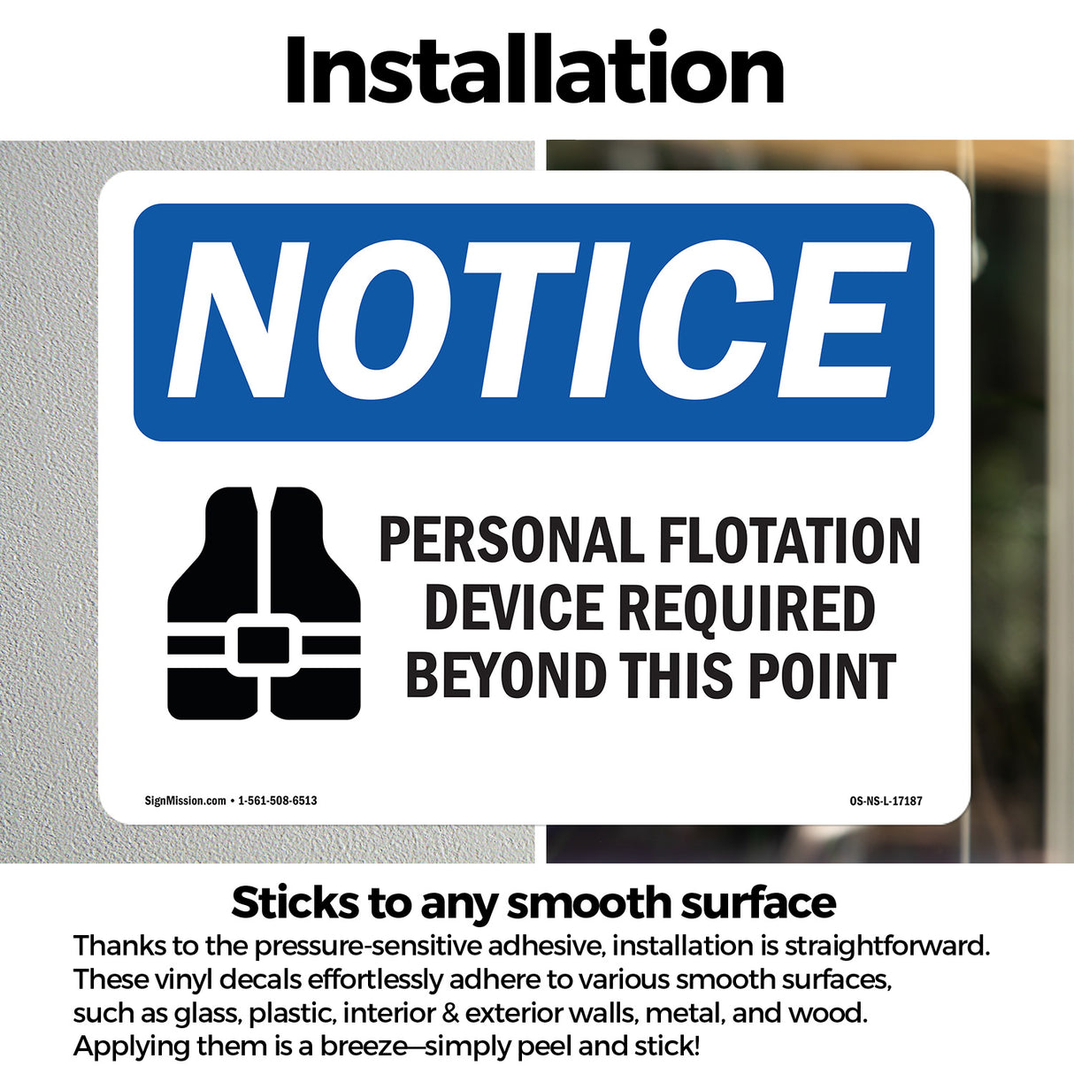 Personal Flotation Device Required