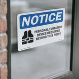 Personal Flotation Device Required