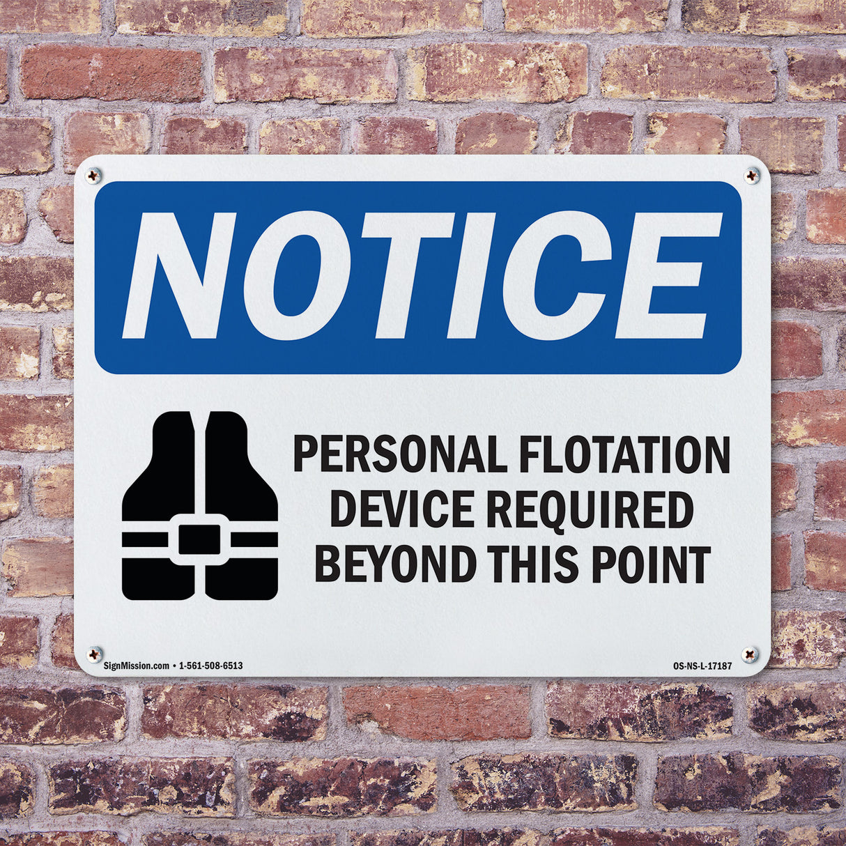 Personal Flotation Device Required