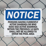 Persons Having Currently Active Diarrhea