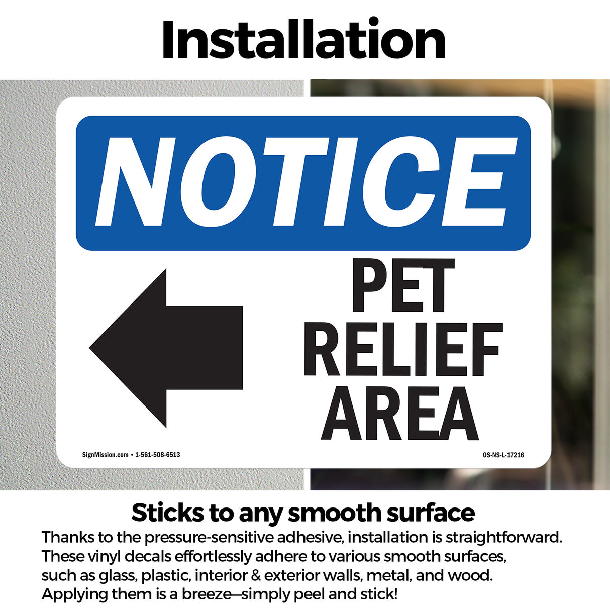 Pet Relief Area [Left Arrow]