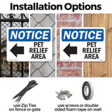 Pet Relief Area [Left Arrow]