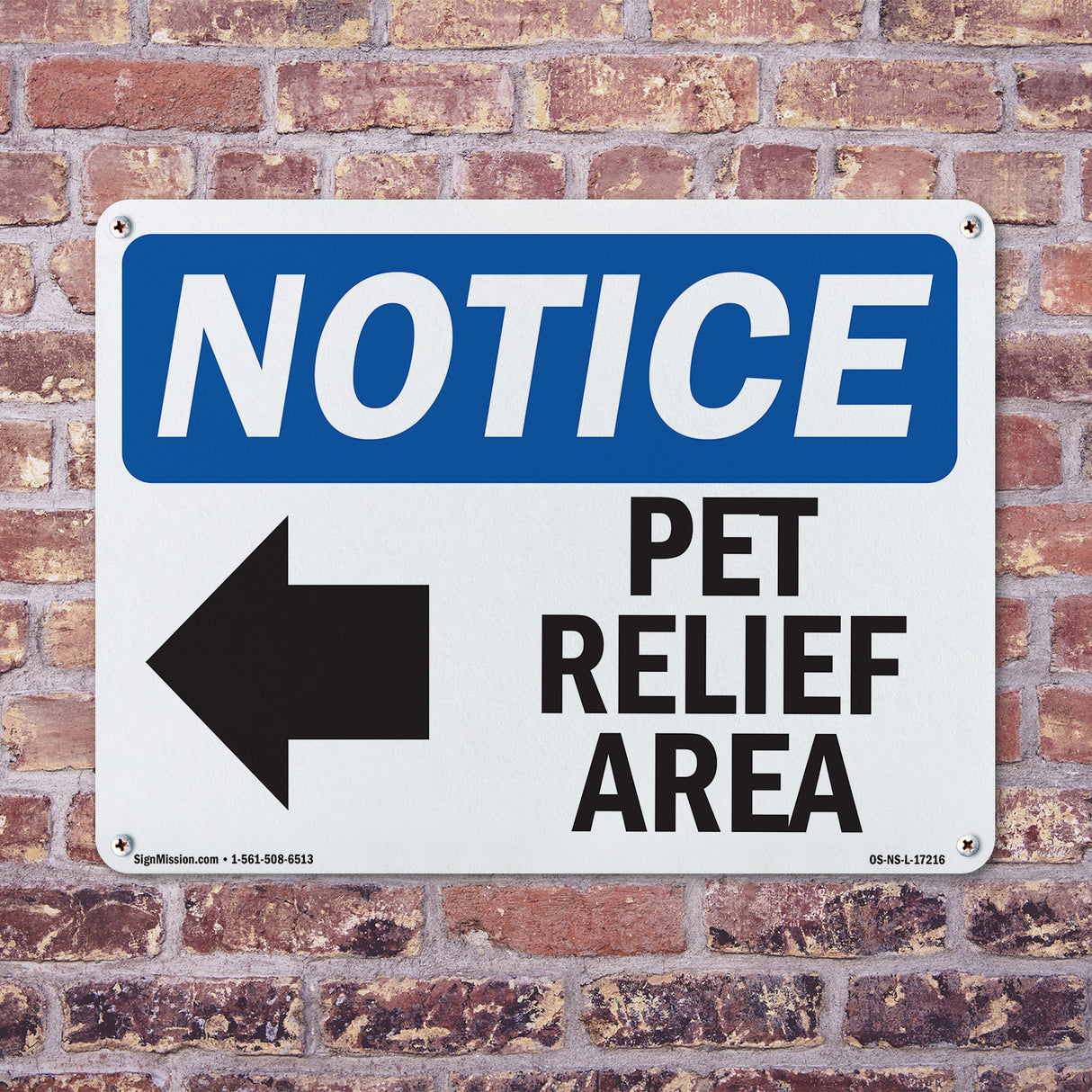 Pet Relief Area [Left Arrow]
