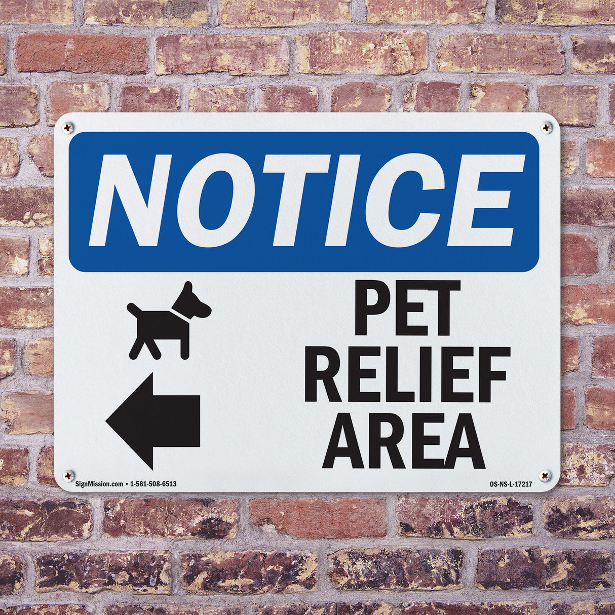 Pet Relief Area [Left Arrow]