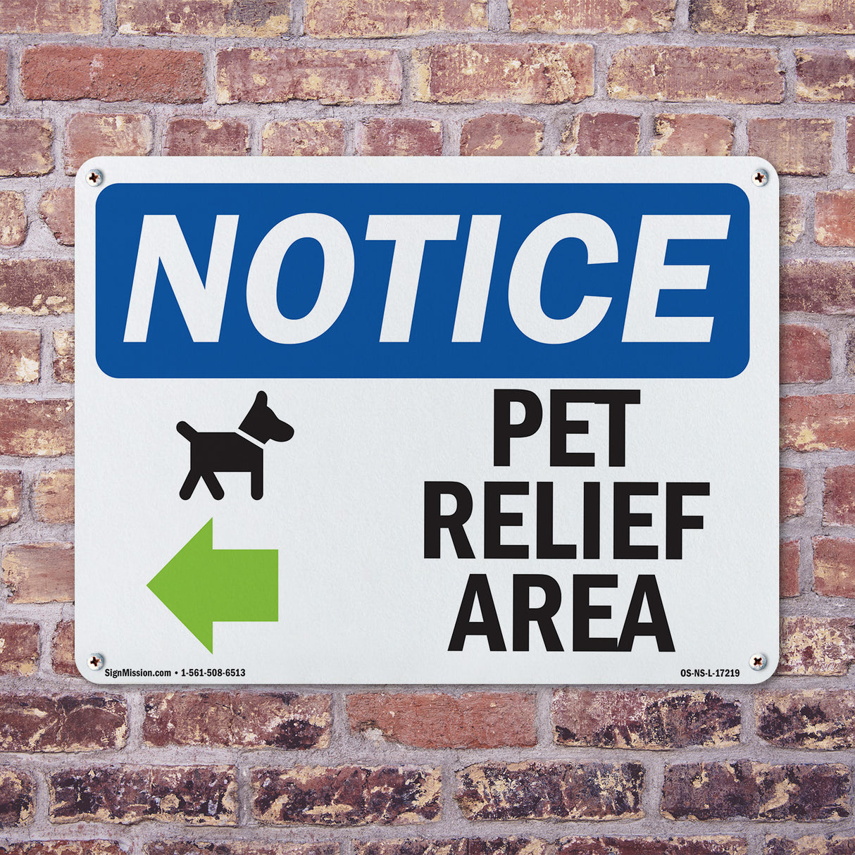 Pet Relief Area [Left Arrow]