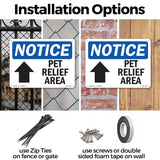 Pet Relief Area [Up Arrow]