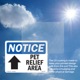 Pet Relief Area [Up Arrow]