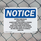 Petting Farm Rules Safety First Always