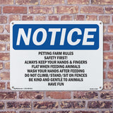 Petting Farm Rules Safety First Always
