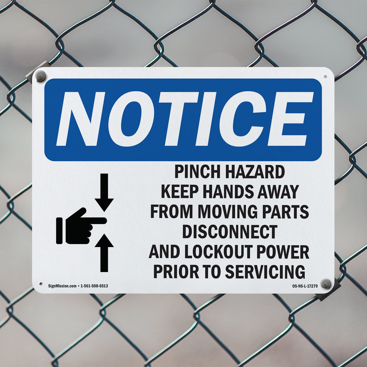 Pinch Hazard Keep Hands Away