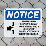 Pinch Hazard Keep Hands Away