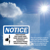 Pinch Hazard Keep Hands Away