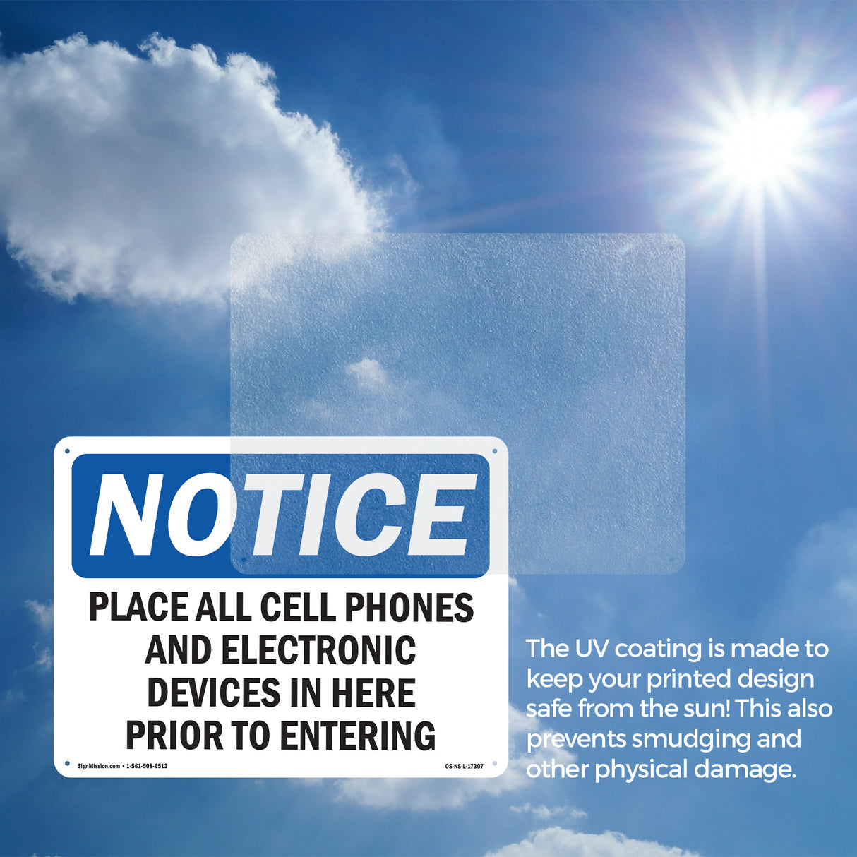 Place All Cell Phones And Electronic Devices