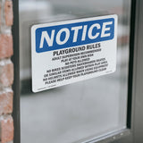 Playground Rules Adult Supervision Recommended