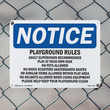 Playground Rules Adult Supervision Recommended