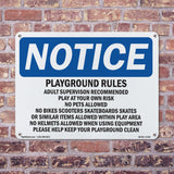 Playground Rules Adult Supervision Recommended