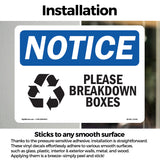 Please Breakdown Boxes