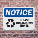 Please Breakdown Boxes