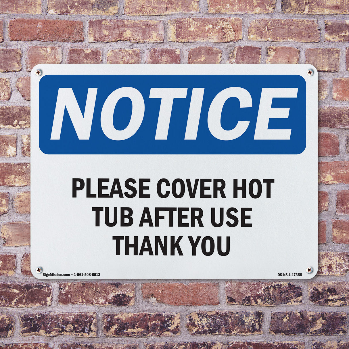 Please Cover Hot Tub After Use Thank You