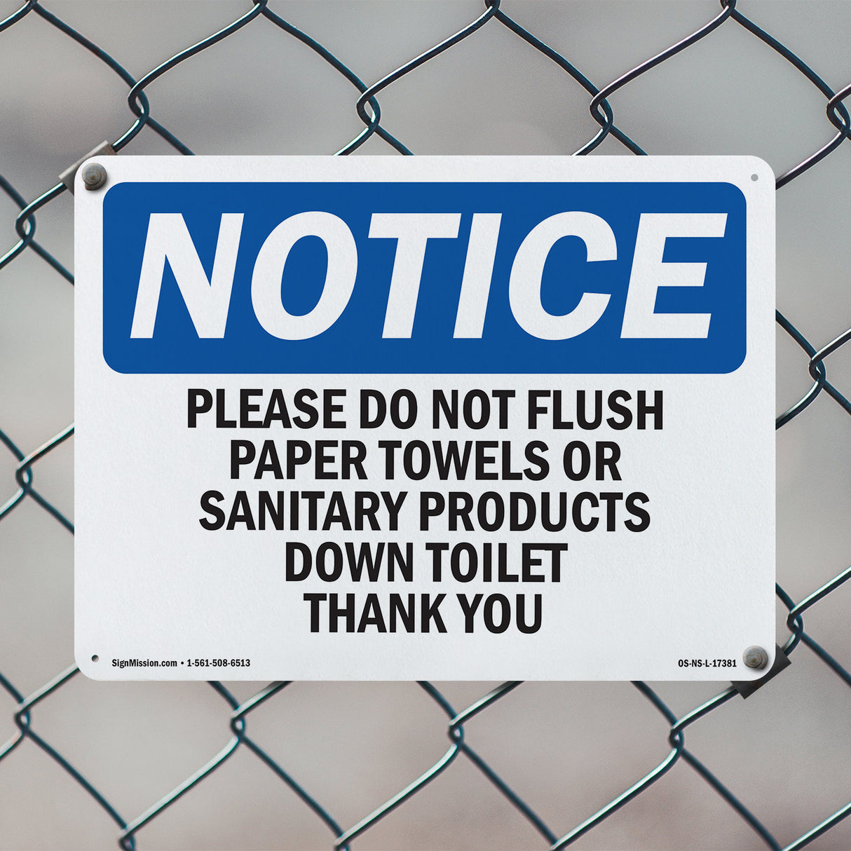 Please Do Not Flush Paper Towels Or Sanitary