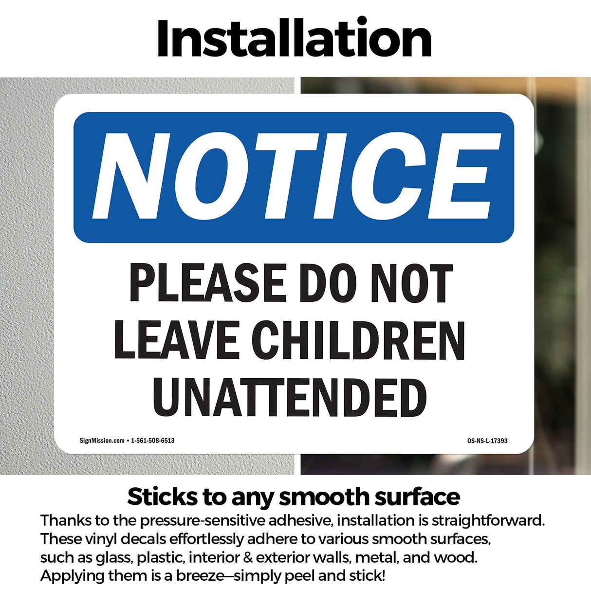 Please Do Not Leave Children Unattended