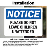Please Do Not Leave Children Unattended