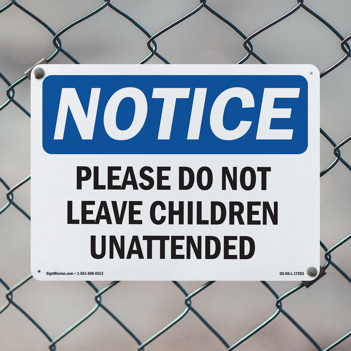 Please Do Not Leave Children Unattended