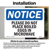 Please Do Not Place Boiled Eggs In Microwave
