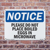Please Do Not Place Boiled Eggs In Microwave