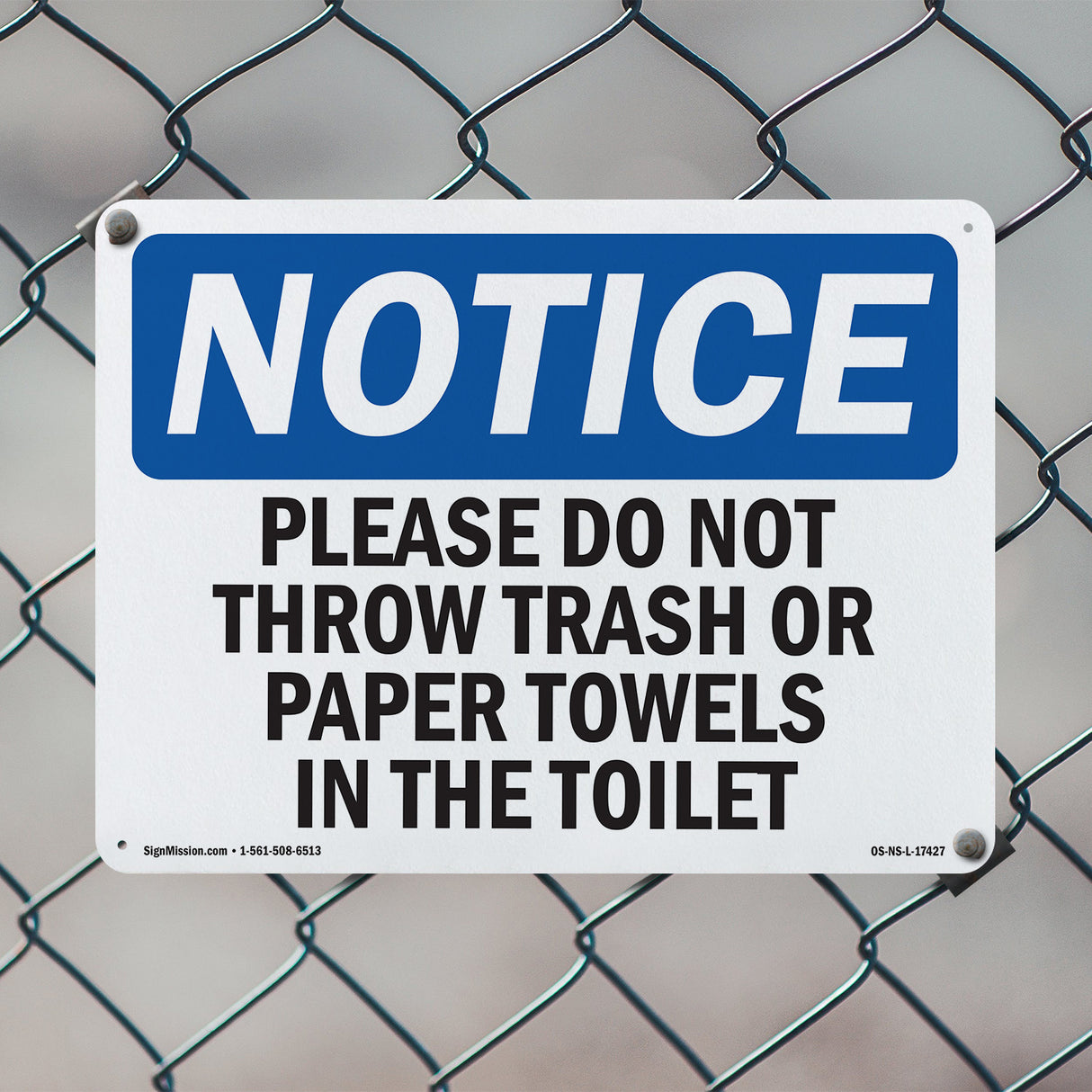 Please Do Not Throw Trash Or Paper