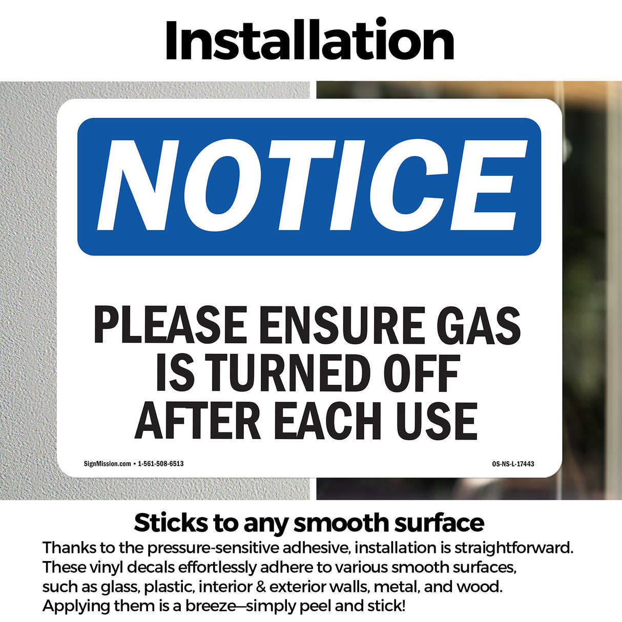 Please Ensure Gas Is Turned Off After Each Use
