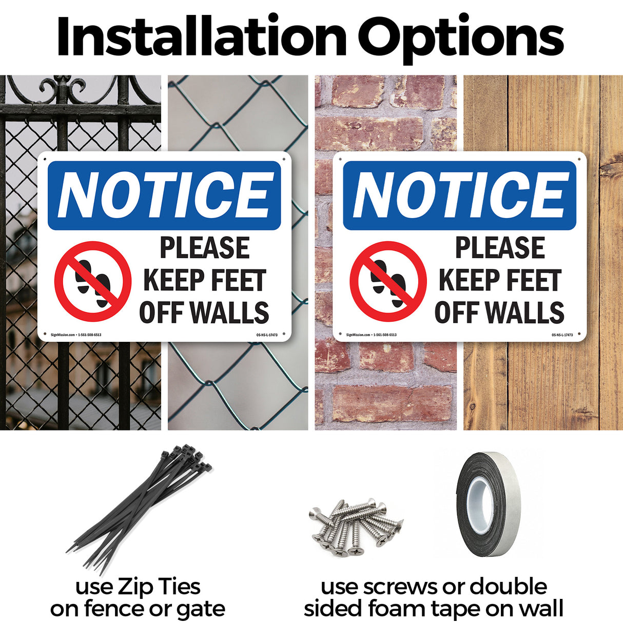Please Keep Feet Off Walls