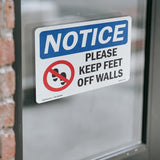 Please Keep Feet Off Walls
