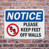 Please Keep Feet Off Walls
