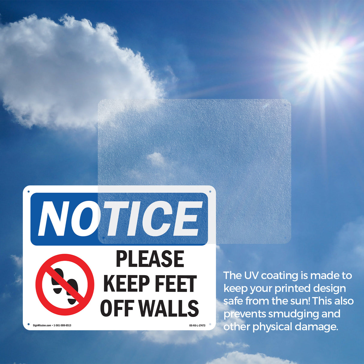 Please Keep Feet Off Walls