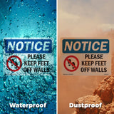 Please Keep Feet Off Walls