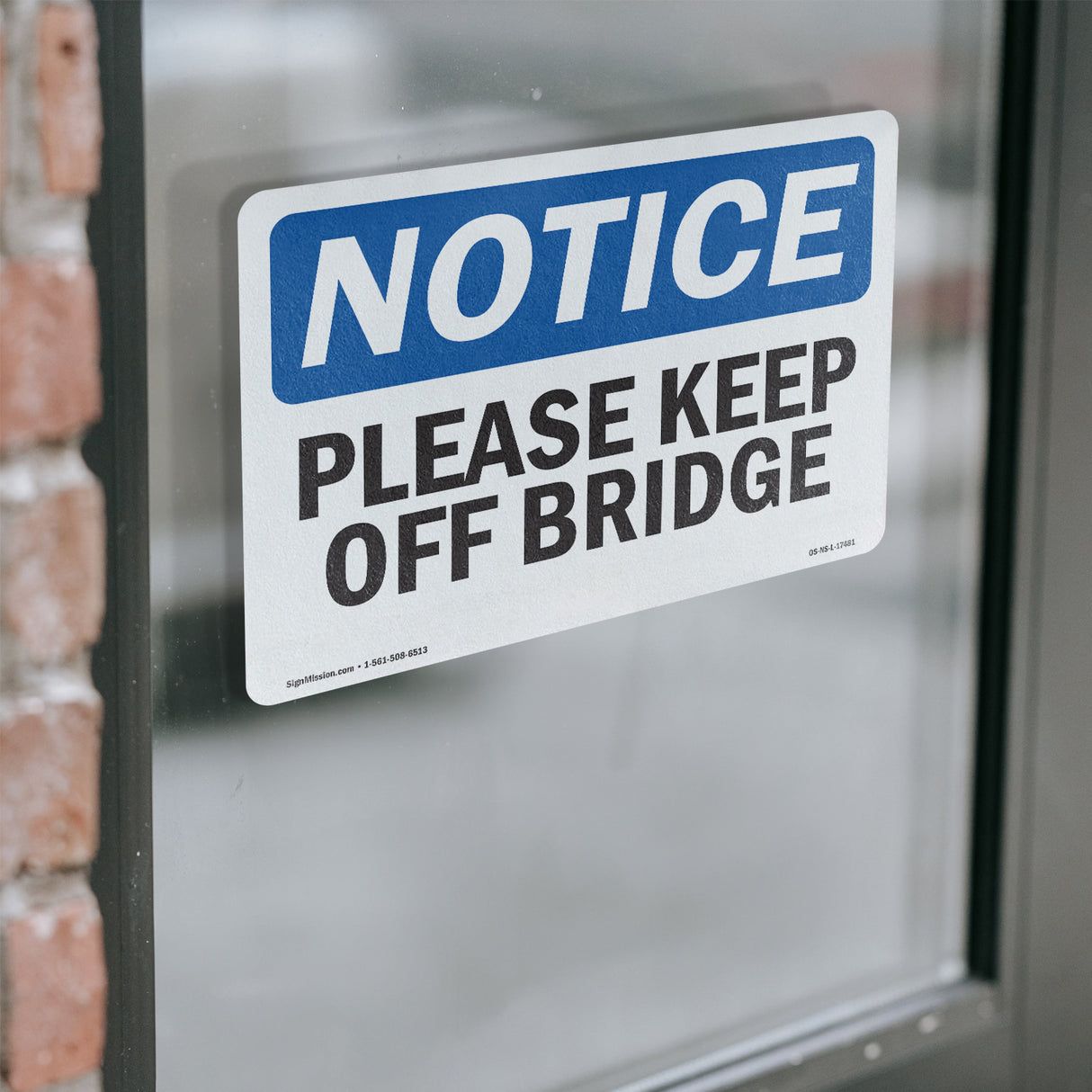 Please Keep Off Bridge