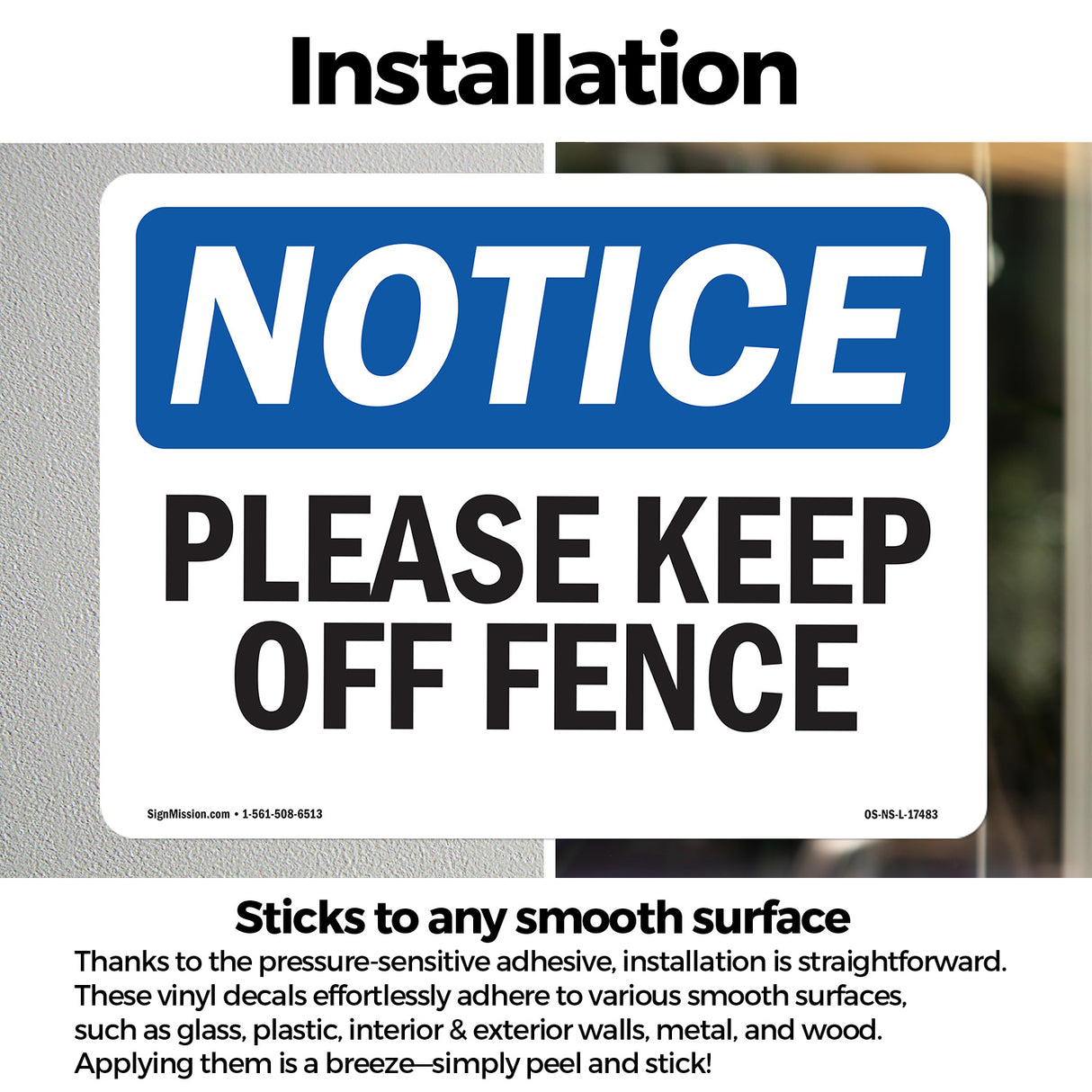 Please Keep Off Fence