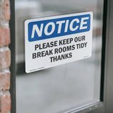 Please Keep Our Break Room Tidy Thanks