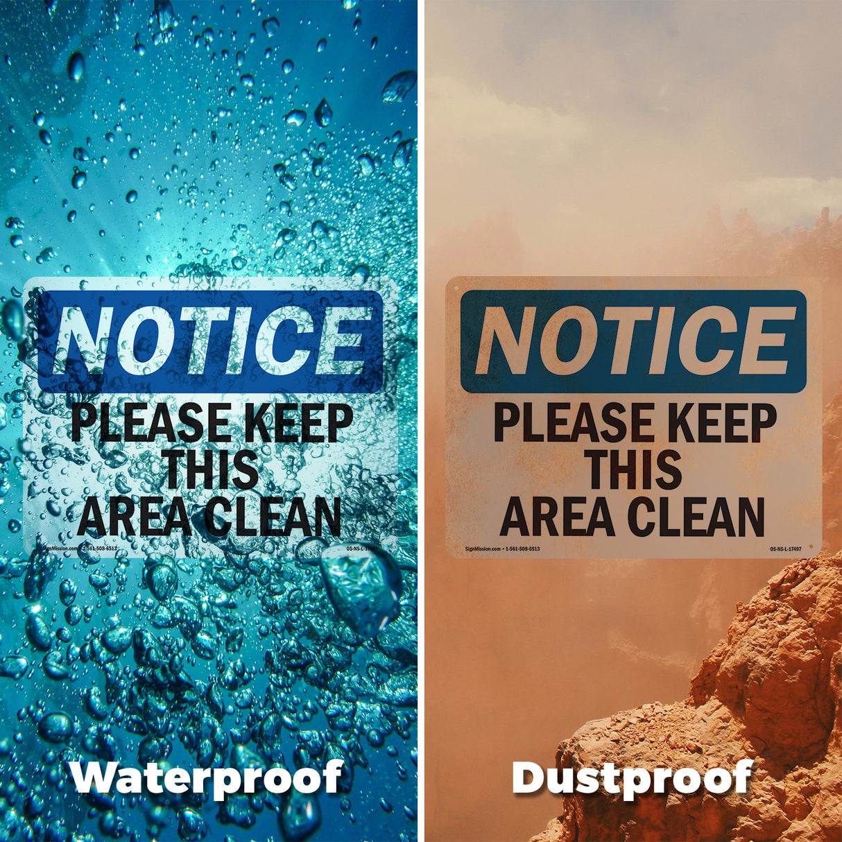 Please Keep This Area Clean