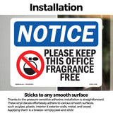 Please Keep This Office Fragrance Free