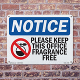 Please Keep This Office Fragrance Free
