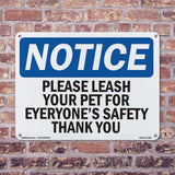 Please Leash Your Pet For Everyone's Safety